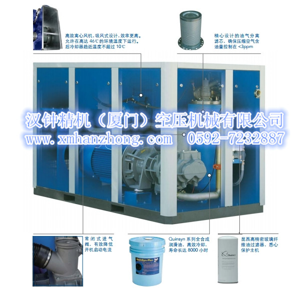 昆西QGD系列螺桿式空氣壓縮機315-400kW